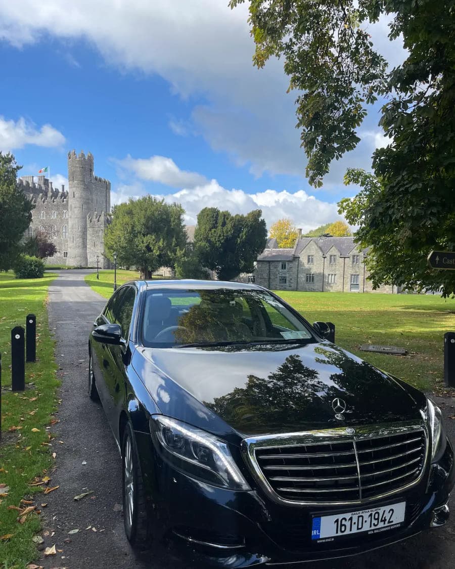 An executive saloon in the grounds of an Irish castle hotel
